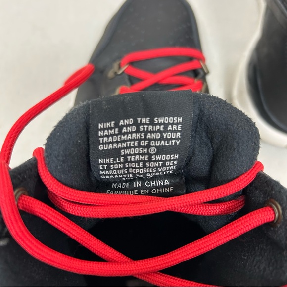 Nike Black and Red High-Top Sneakers - Picture 11 of 11